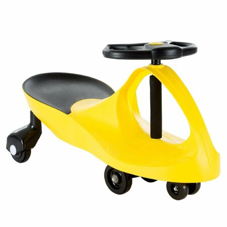 MOVIMIENTO Wiggle Movement to Steer Zigzag Car for Toddlers & Kids; Yellow MO3236273